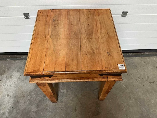 Vintage houten restauranttafel (2x) - afbeelding 5 van  5