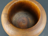 Vintage houten vijzel - afbeelding 4 van  5