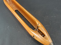 Vintage houten weefspoel (ook wel schietspoel of bootspoelgenoemd) - afbeelding 4 van  6