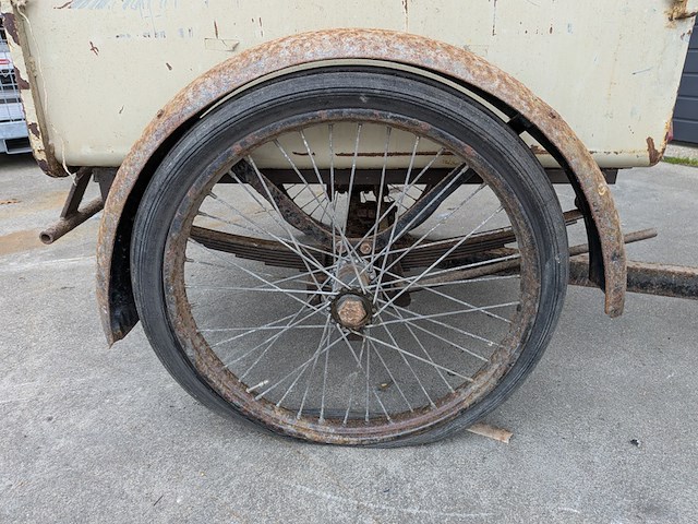 Vintage ice cream box-trike, gazelle - afbeelding 3 van  16