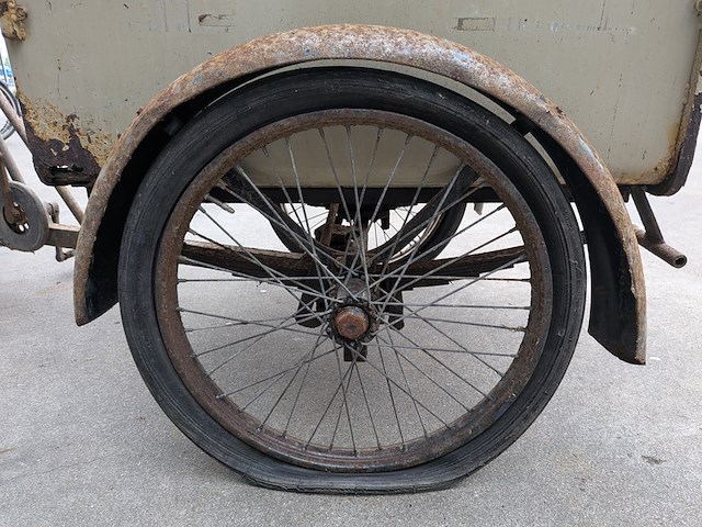 Vintage ice cream box-trike, gazelle - afbeelding 8 van  16