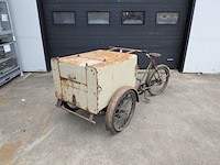 Vintage ice cream box-trike, gazelle