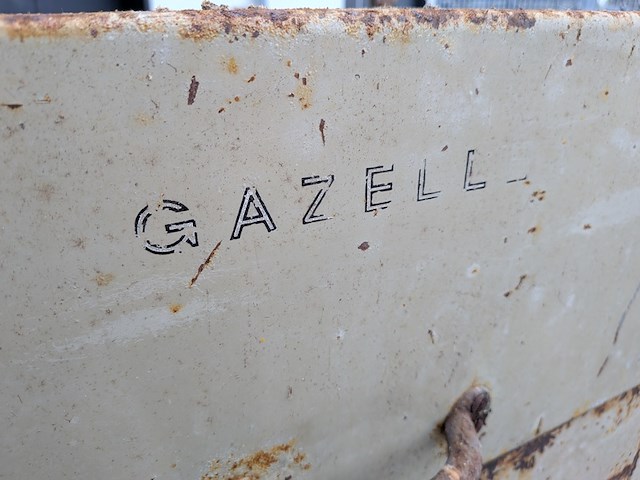 Vintage ice cream box-trike, gazelle - afbeelding 15 van  16