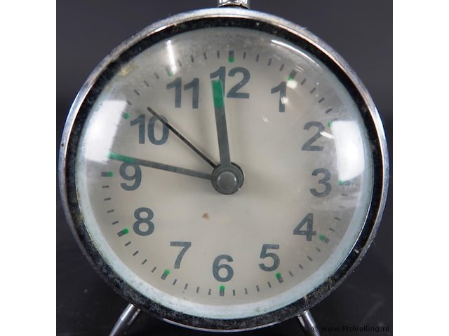 Vintage ijzeren wekker - afbeelding 2 van  5