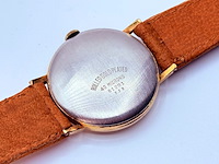 Vintage invicta 40 micron goud mechanisch horloge - afbeelding 6 van  6