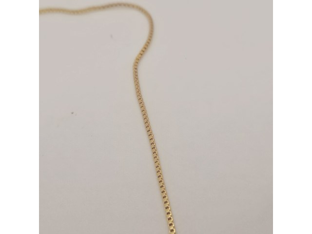 Vintage jade goldplated collier - afbeelding 6 van  8