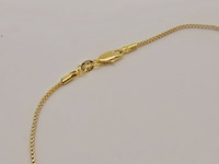 Vintage jade goldplated collier - afbeelding 7 van  8