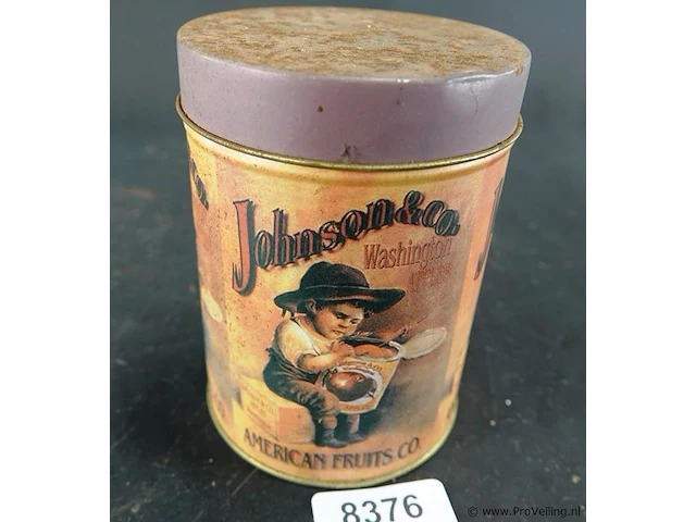 Vintage johnson & co blik - afbeelding 1 van  6
