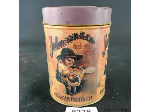 Vintage johnson & co blik - afbeelding 2 van  6