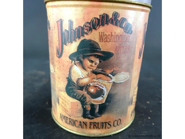 Vintage johnson & co blik - afbeelding 3 van  6
