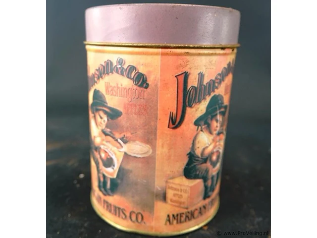 Vintage johnson & co blik - afbeelding 4 van  6