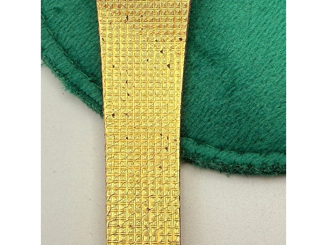 Vintage junghans goldplated mechanisch horloge - afbeelding 5 van  7