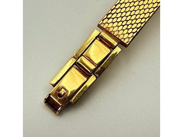 Vintage junghans goldplated mechanisch horloge - afbeelding 7 van  7