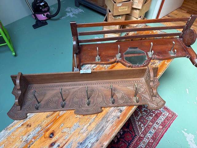 Vintage kapstok (2x) - afbeelding 1 van  3