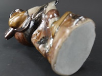 Vintage keramisch beeld van een jager in italiaans capodimonte-stijl - afbeelding 5 van  5