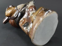 Vintage keramisch beeld van een jager in italiaans capodimonte-stijl - afbeelding 5 van  5