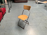 Vintage klapstoelen (6x) - afbeelding 1 van  5