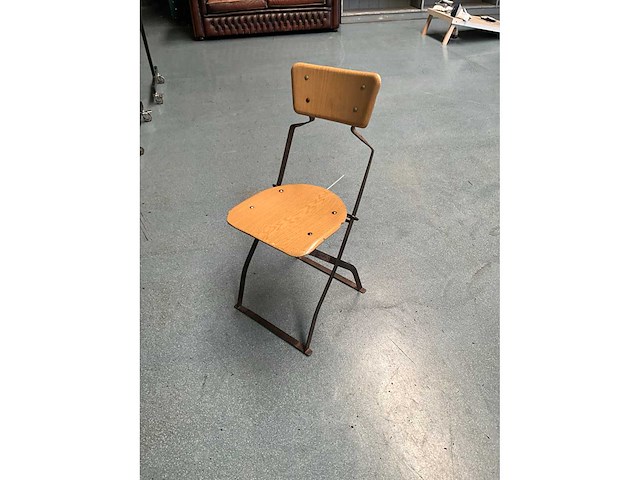 Vintage klapstoelen (6x) - afbeelding 2 van  5