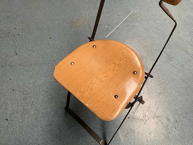 Vintage klapstoelen (6x) - afbeelding 3 van  5