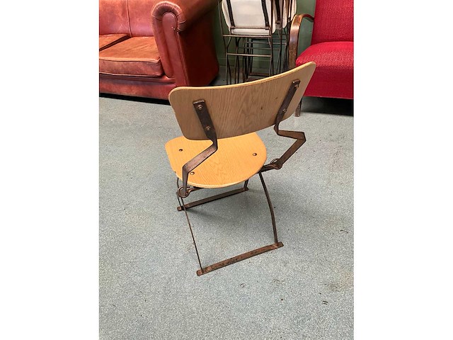 Vintage klapstoelen (6x) - afbeelding 4 van  5