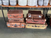 Vintage koffer (6x) - afbeelding 1 van  4