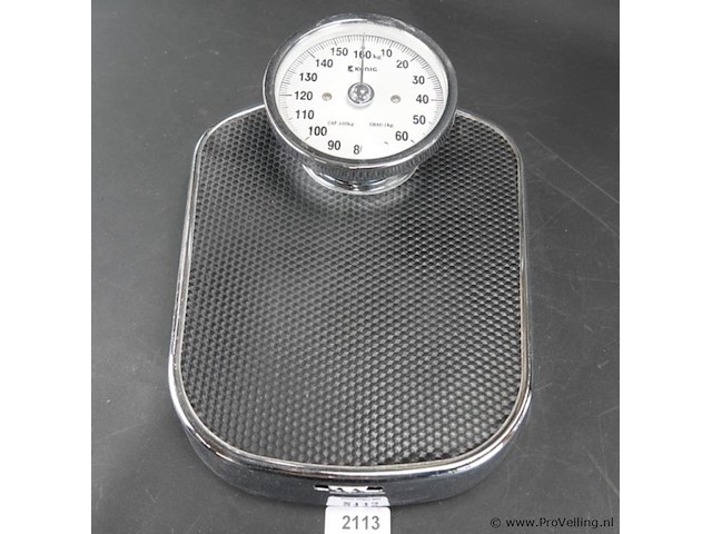 Vintage konig personen weegschaal - afbeelding 2 van  5