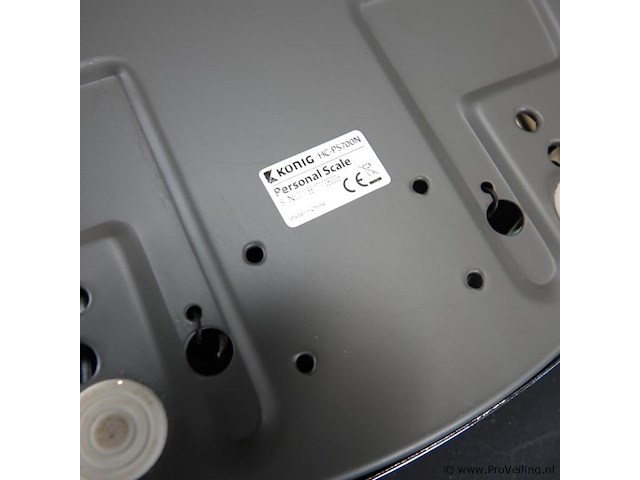 Vintage konig personen weegschaal - afbeelding 5 van  5