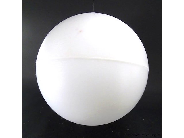 Vintage kunststof bollamp - afbeelding 3 van  4