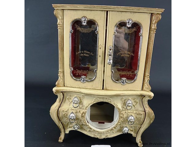 Vintage kunststof miniatuur kast - afbeelding 2 van  5