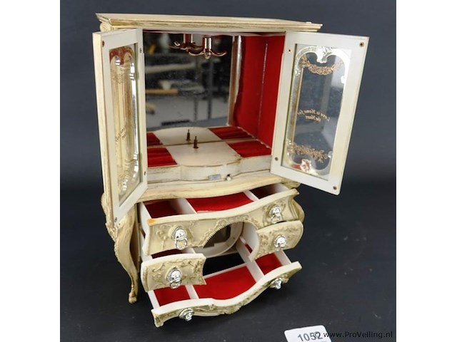 Vintage kunststof miniatuur kast - afbeelding 4 van  5