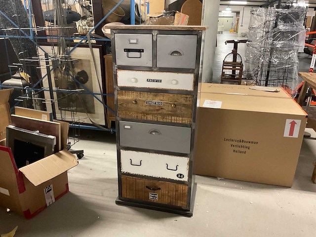 Vintage ladenkast - afbeelding 1 van  13