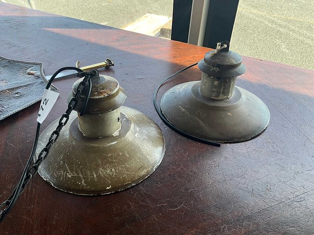 Vintage lamp (2x) - afbeelding 1 van  5