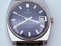 Vintage lanco mechanisch horloge - afbeelding 4 van  8