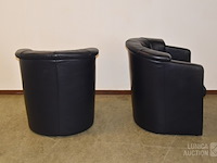 Vintage lederen clubfauteuils - afbeelding 6 van  8