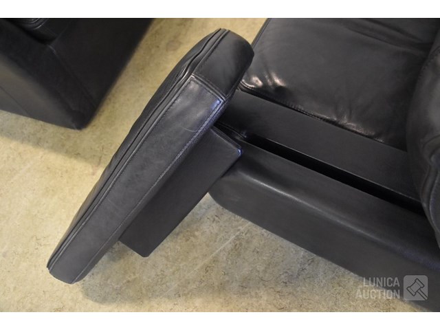 Vintage lederen fauteuils - afbeelding 5 van  6