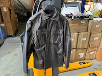 Vintage lederen motorjack (69x) - afbeelding 3 van  6