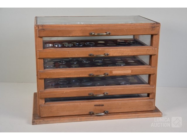 Vintage lenzen kabinet - afbeelding 1 van  10