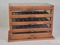 Vintage lenzen kabinet - afbeelding 1 van  10