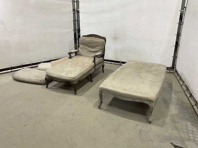 Vintage ligmeubel (2x) - afbeelding 1 van  10