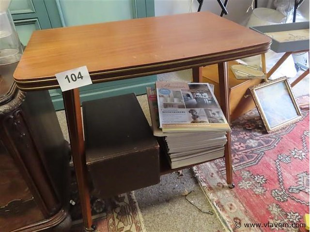 Vintage lp tafeltje - afbeelding 1 van  3