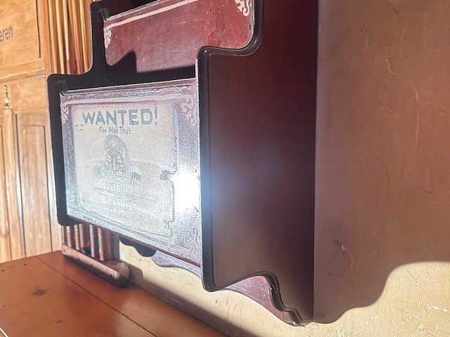 Vintage magazine rack - afbeelding 4 van  4