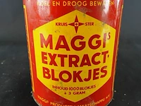 Vintage maggi extract blokjes voorraadblik uit de mid-20e eeuw - afbeelding 2 van  6