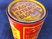 Vintage maggi extract blokjes voorraadblik uit de mid-20e eeuw - afbeelding 4 van  6