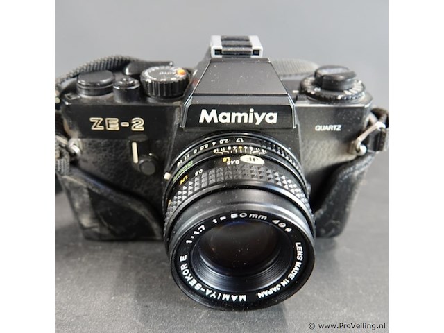 Vintage mamiya ze-2 quartz 35mm spiegelreflexcamera - afbeelding 2 van  5