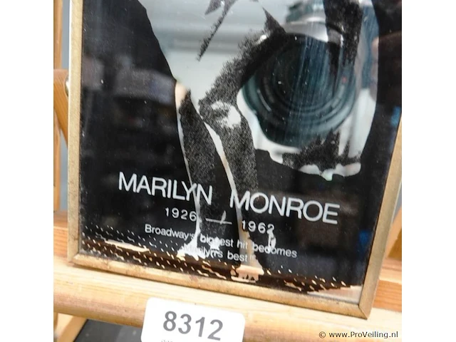 Vintage marilyn monroe-spiegel - afbeelding 4 van  6