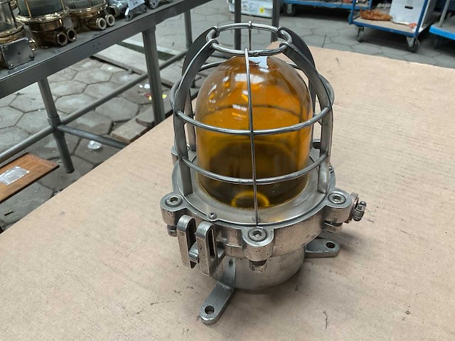 Vintage marine explosion proof lamp - afbeelding 4 van  5