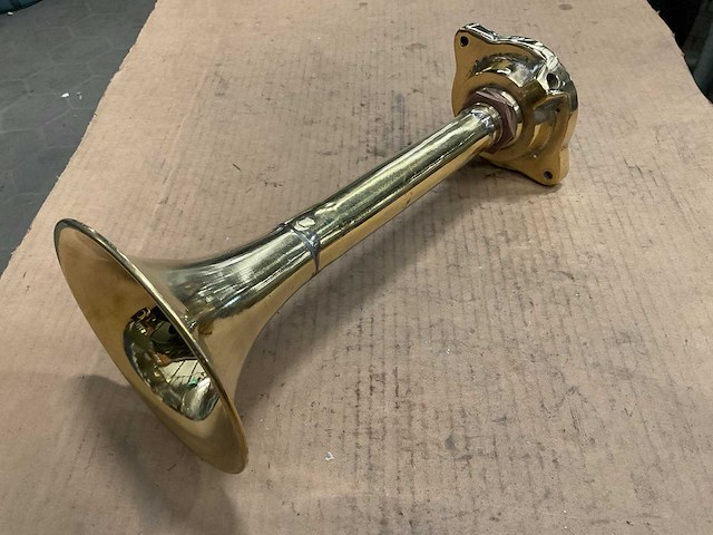 Vintage marine horn - afbeelding 4 van  5
