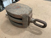 Vintage marine katrolblok - afbeelding 3 van  5