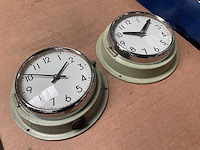 Vintage marine klok (2x) - afbeelding 1 van  3