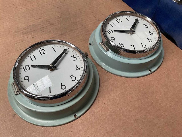Vintage marine klok - afbeelding 1 van  3
